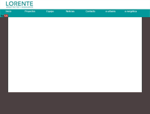 Tablet Screenshot of lorentearquitectos.com